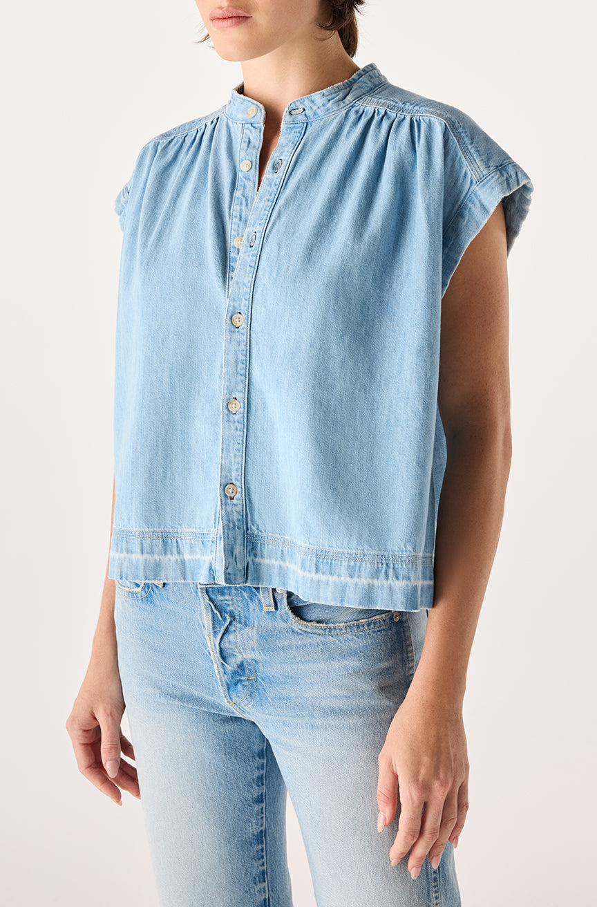 AMO Denim | Tessa Top in Tide