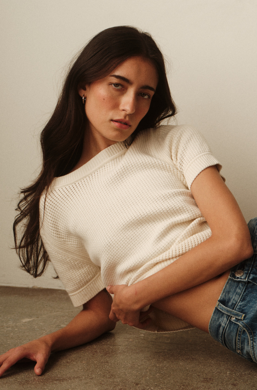 AMO Denim | Noa Sweater in Bone