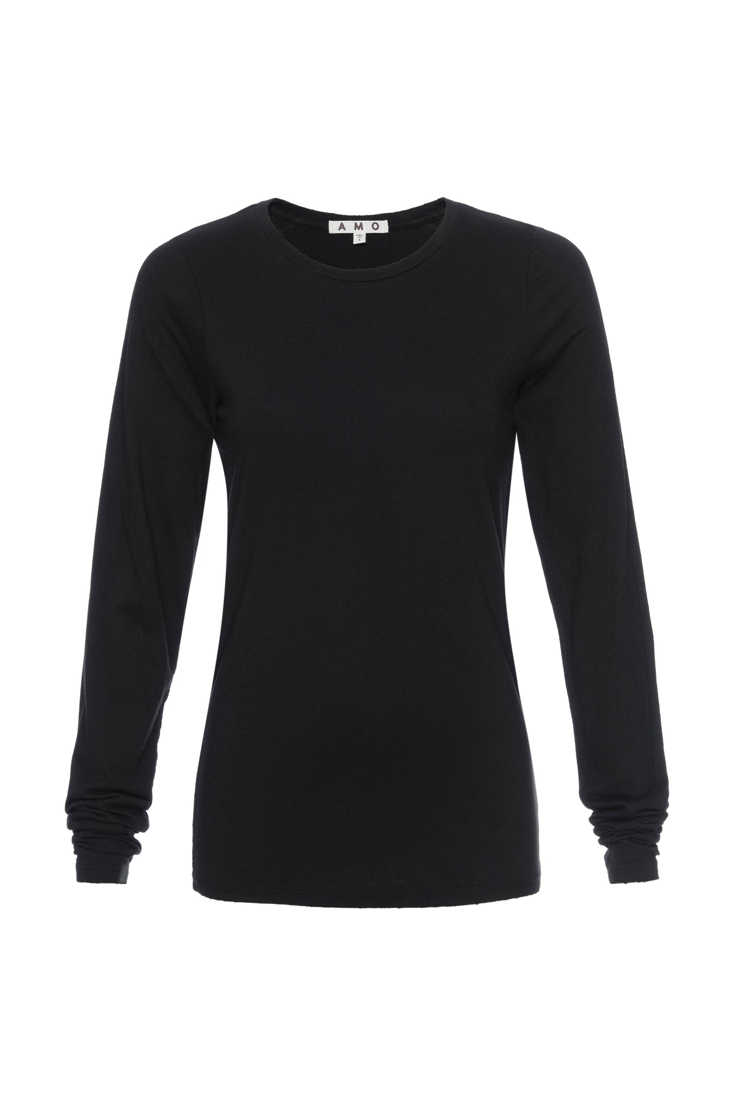 AMO Denim L/S Sweet Tee in Black