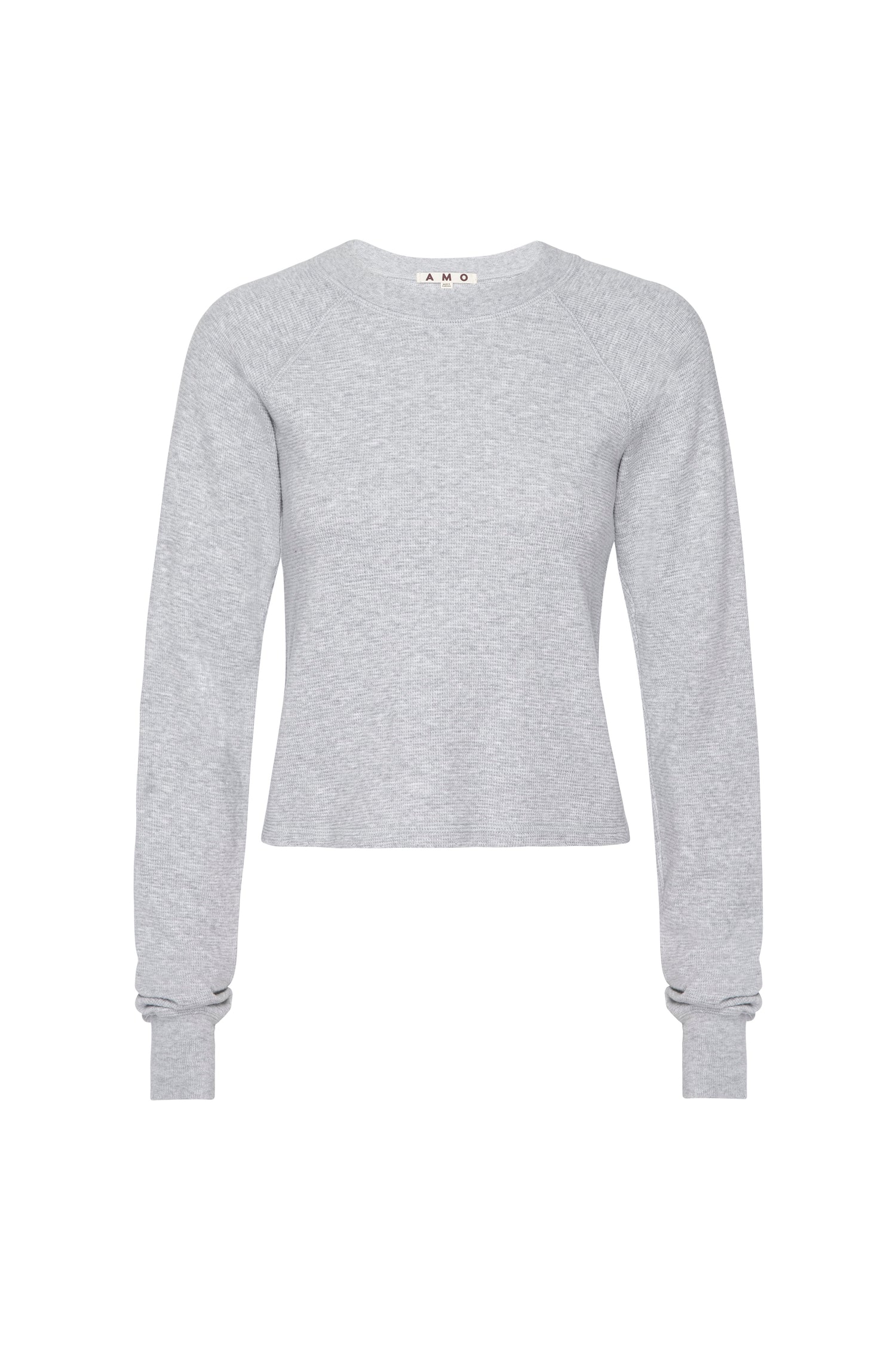 AMO Denim | Foxy Tee in Heather Grey