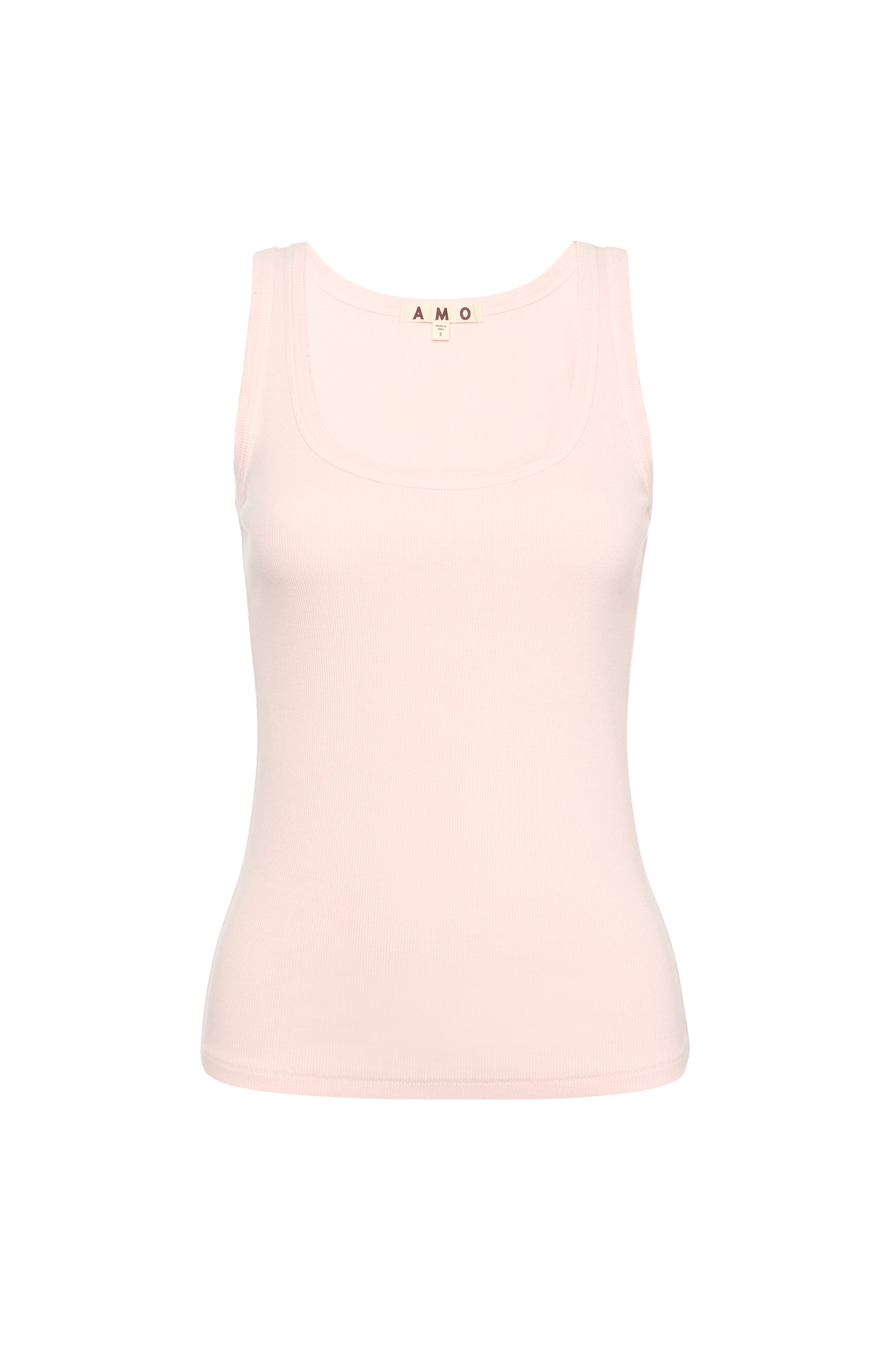 AMO Denim | Angel Rib Tank in Shimmer