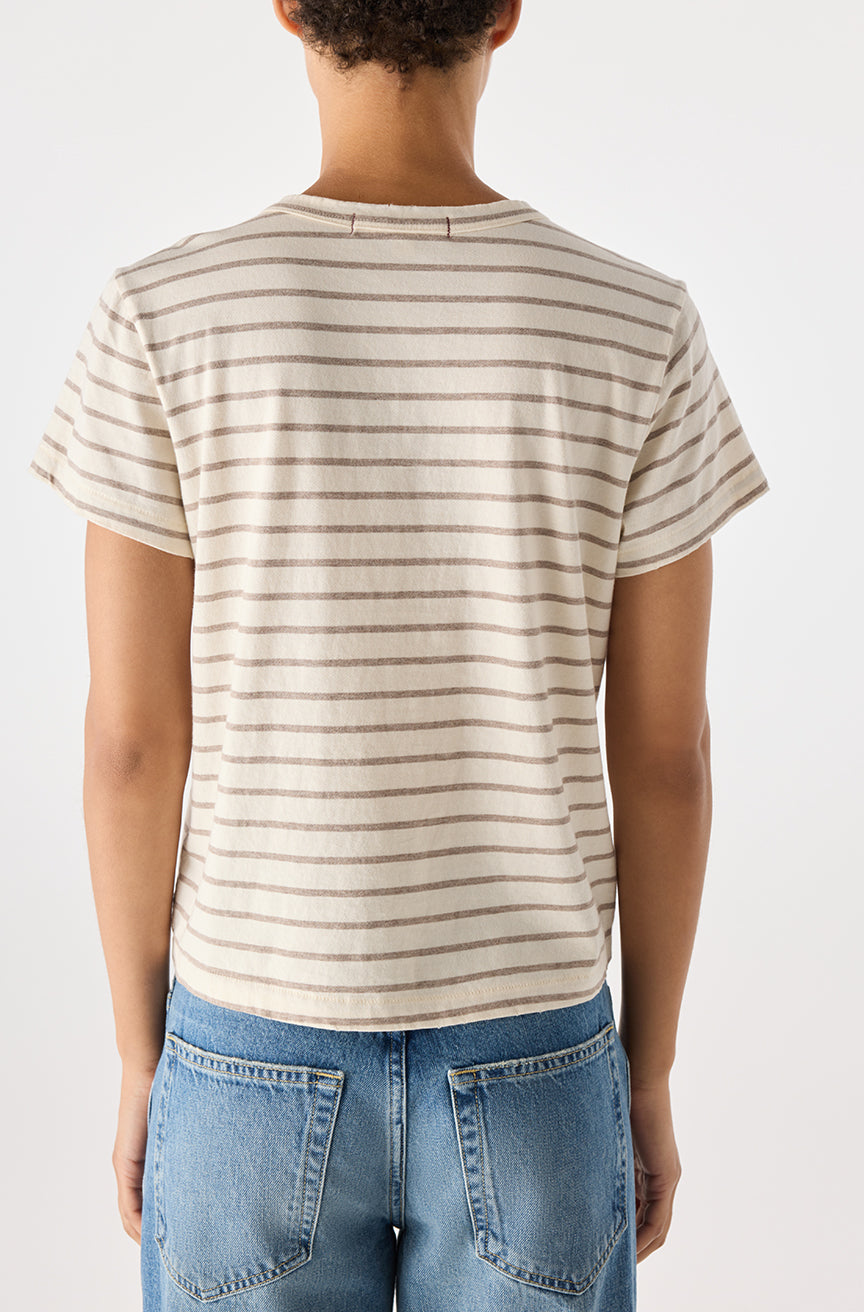 AMO Denim | Lovey Tee in Natural/Haze