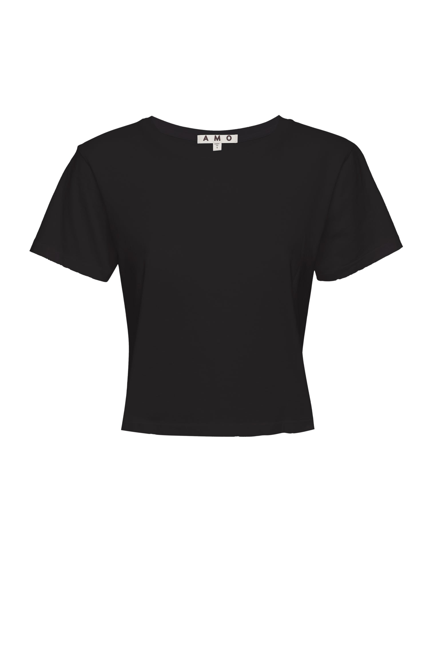 AMO Denim Babe Tee in Black