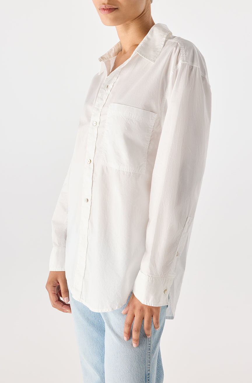 AMO Denim | Ruth Oversized Shirt in White