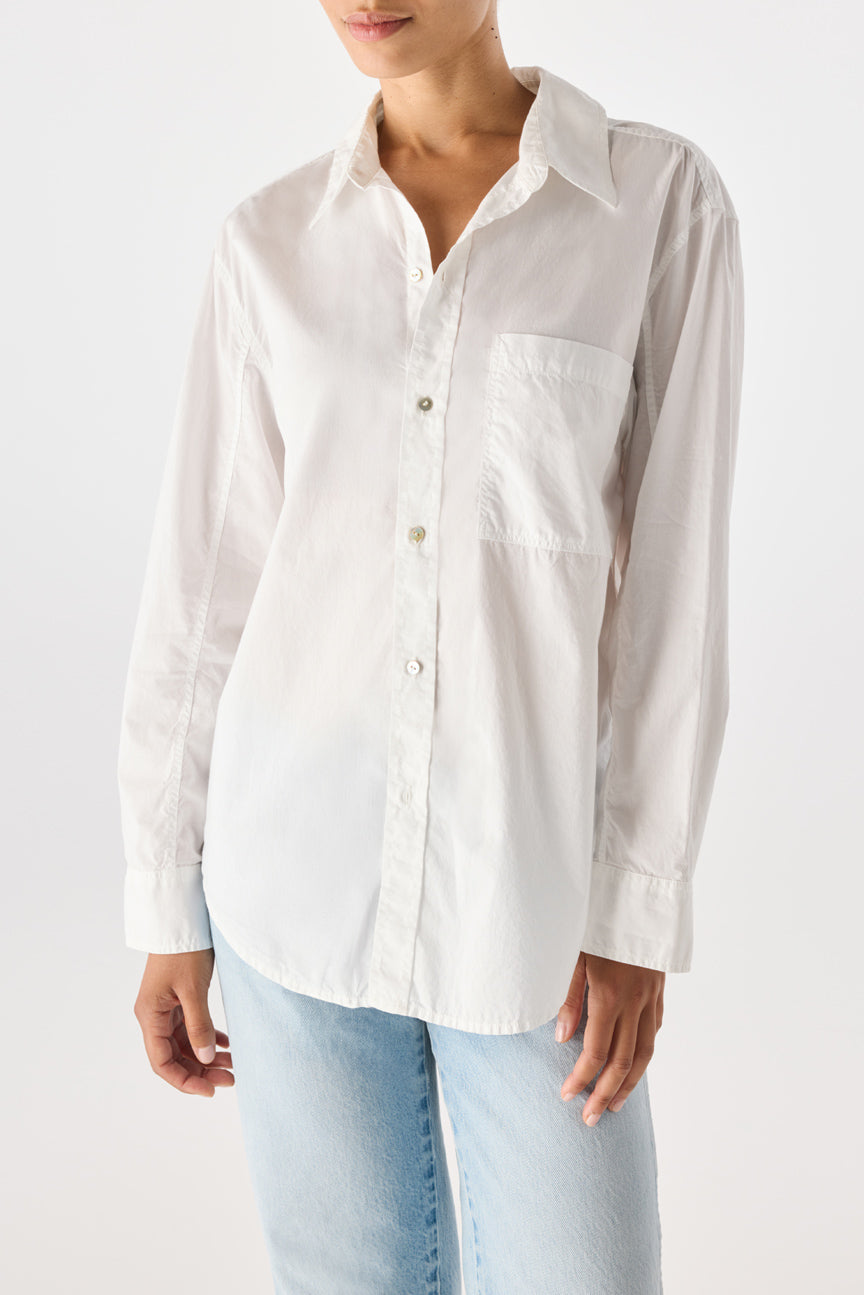 AMO Denim | Ruth Oversized Shirt in White