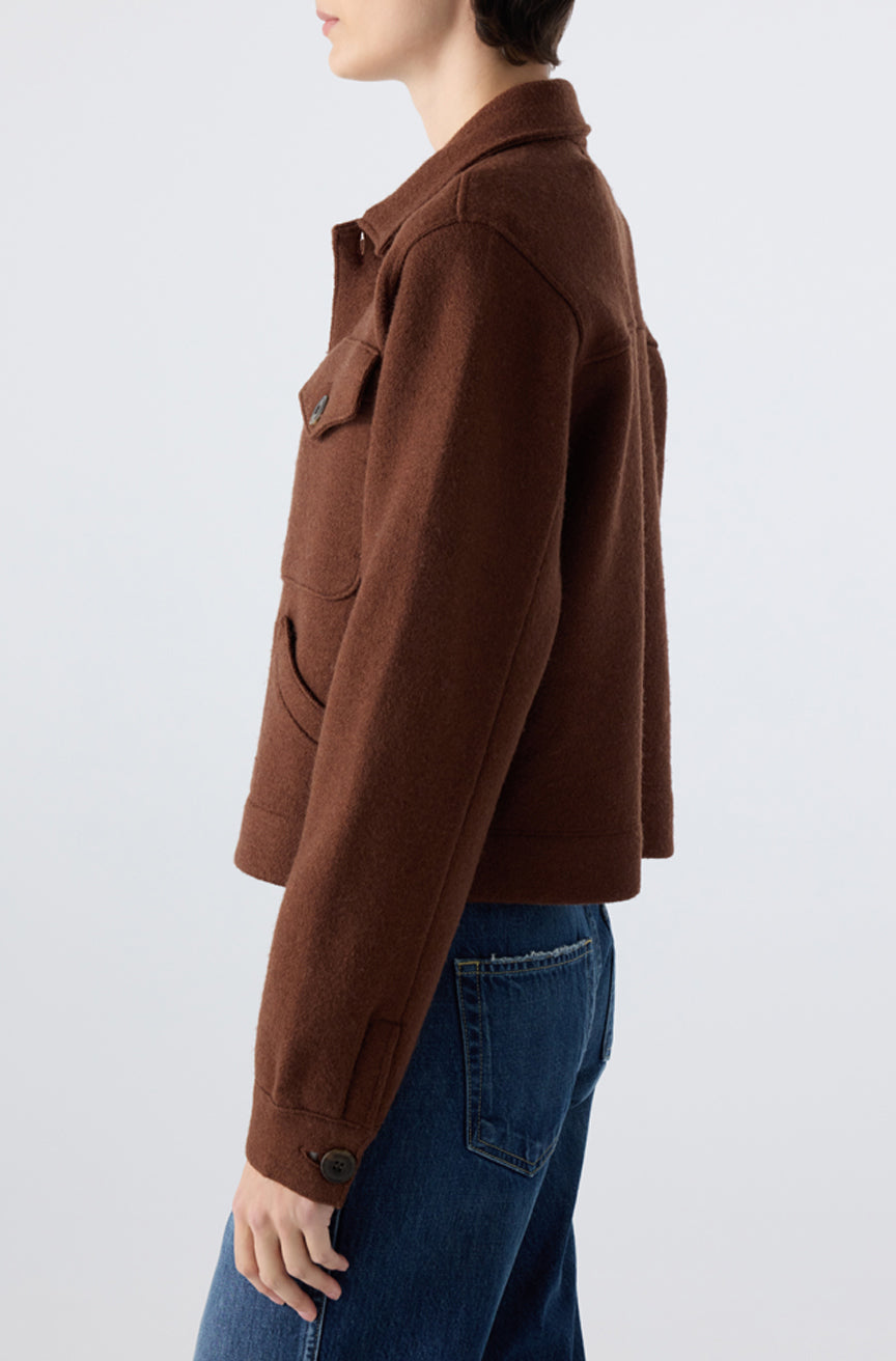 AMO Denim | Isabelle Jacket in Cocoa