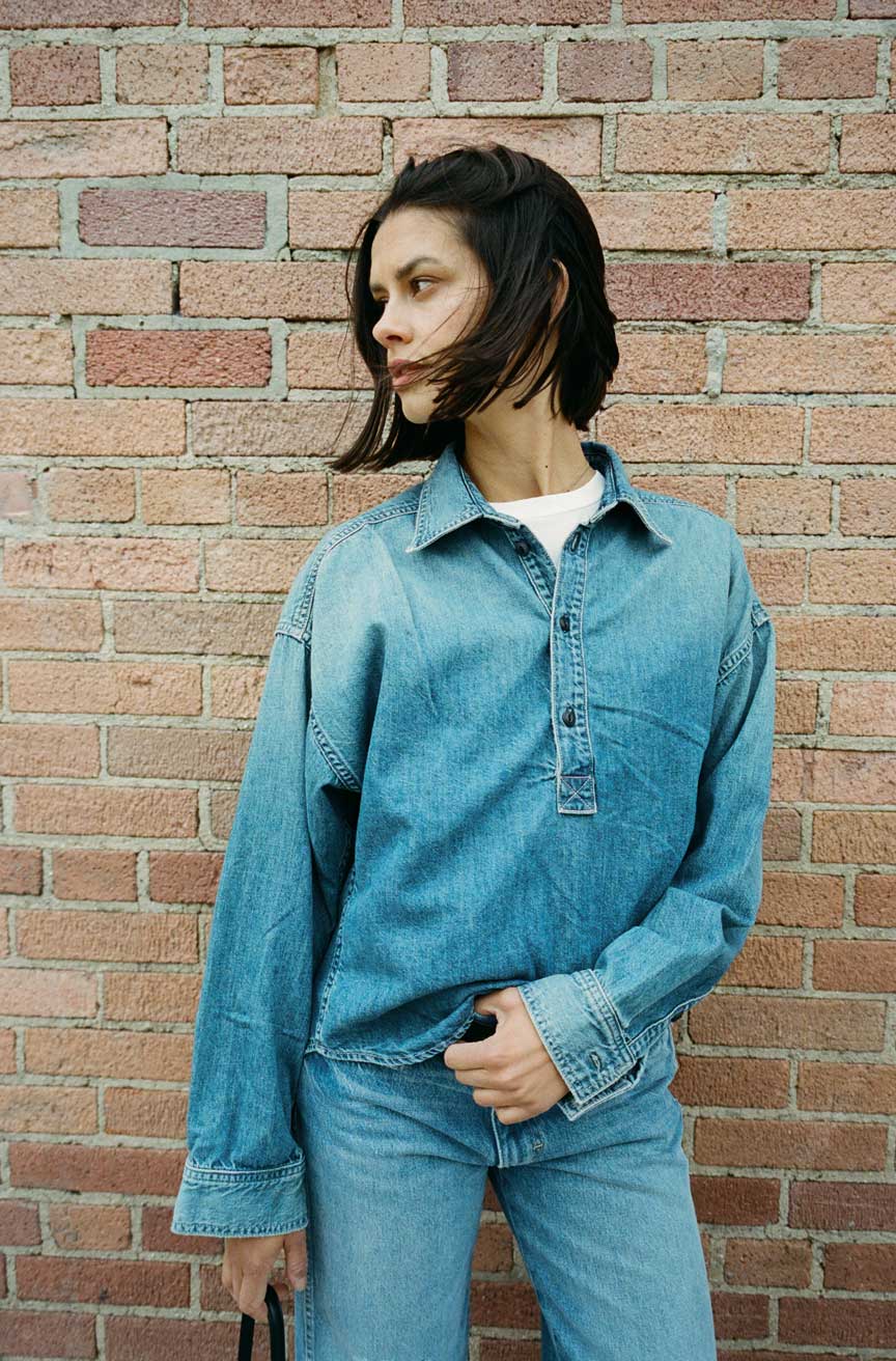 AMO Denim | Carole Shirt in Evolve