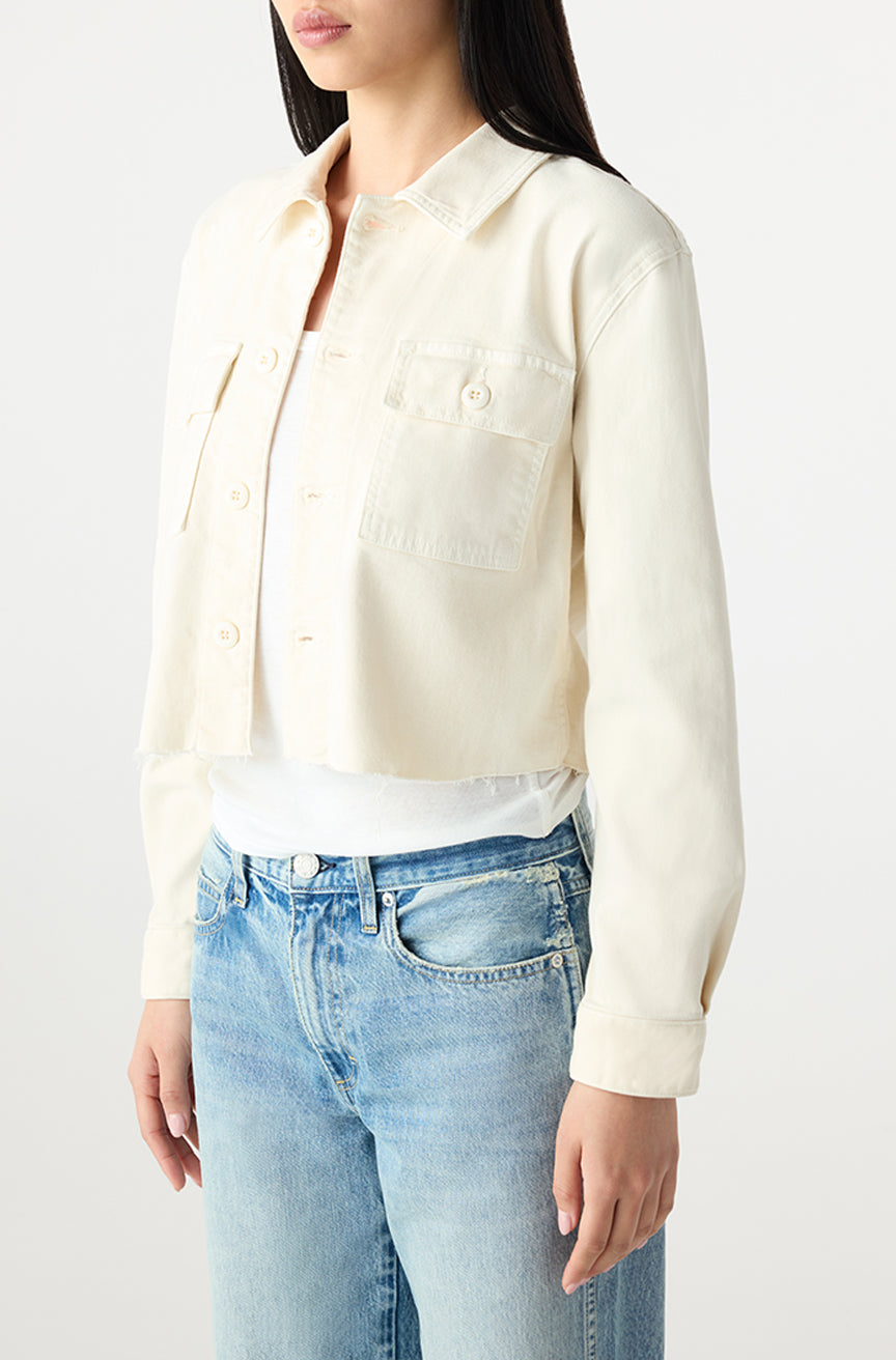 AMO Denim | Carly Jacket in Bone