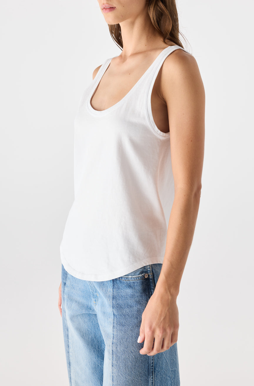 AMO Denim | Muse Tank in White
