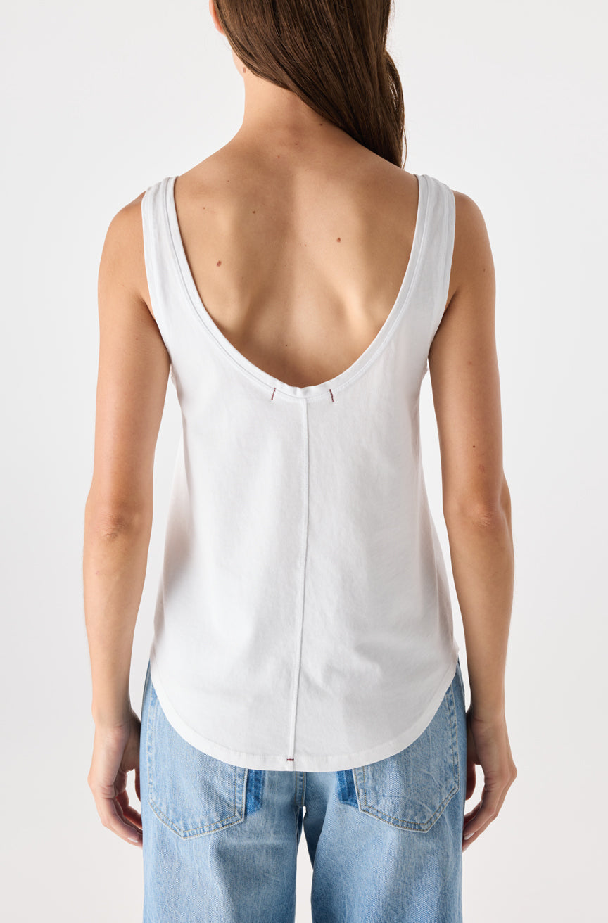 AMO Denim | Muse Tank in White