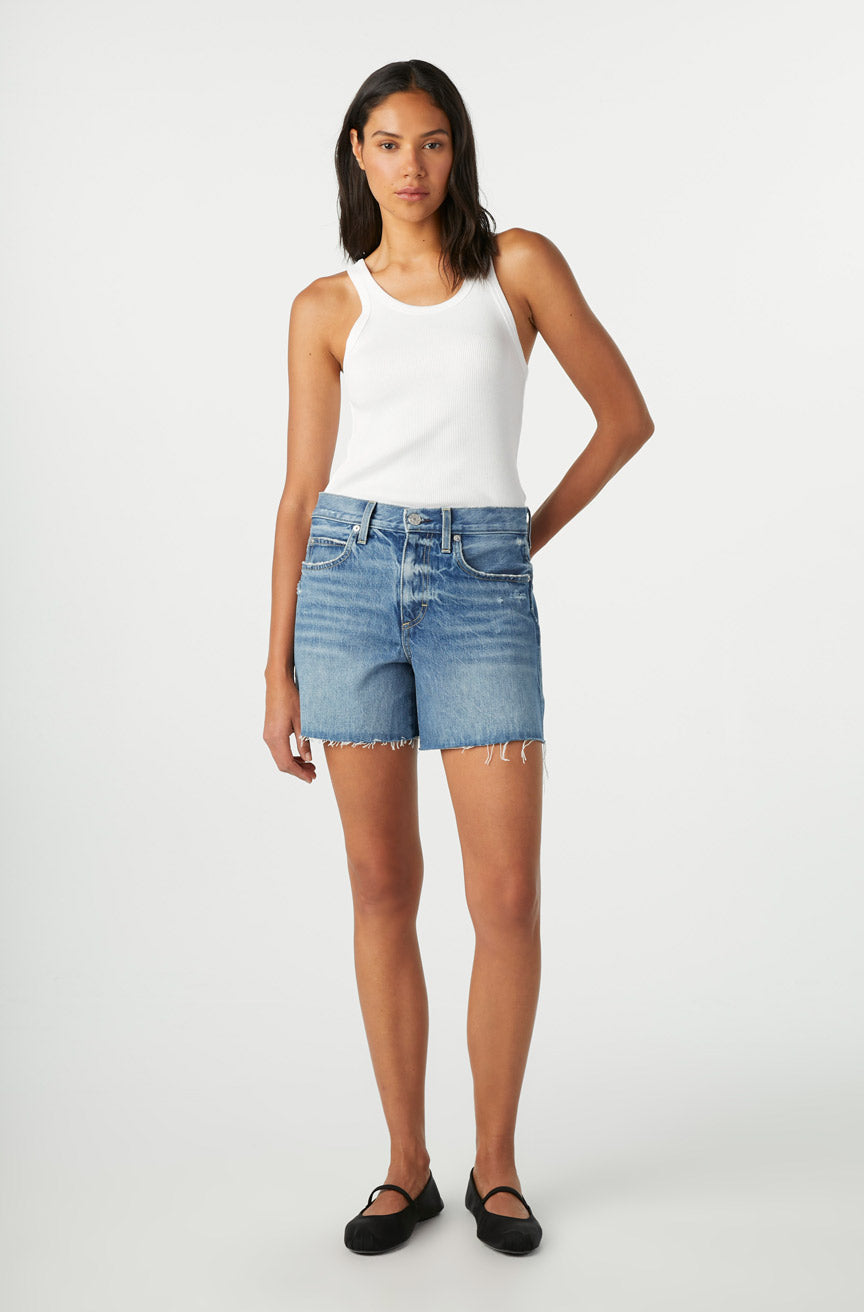 AMO Denim Billie Short in Warmth