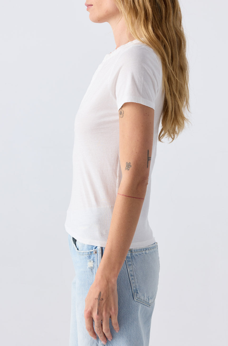 AMO Denim | Delightful Tee in White