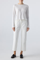 AMO Denim | Billie Field Pant in Eggshell