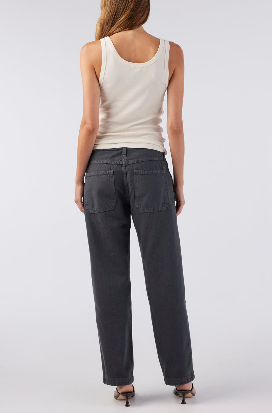 AMO Denim | Billie Field Pant in Pewter