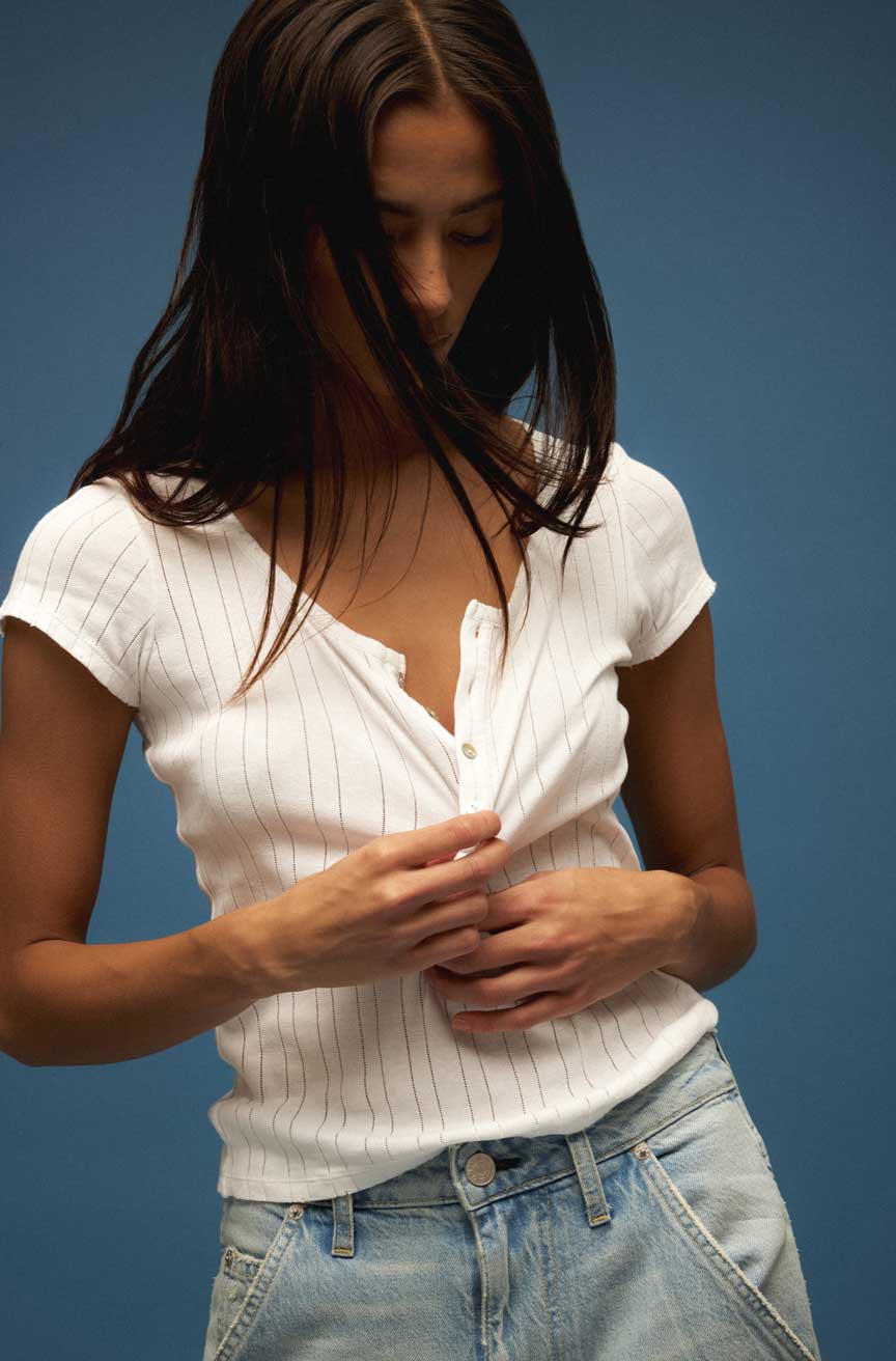 AMO Denim | Buttercup Knit in White