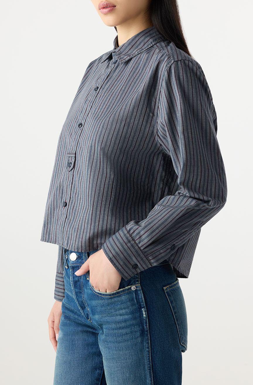 AMO Denim | Lena Shirt in Twilight