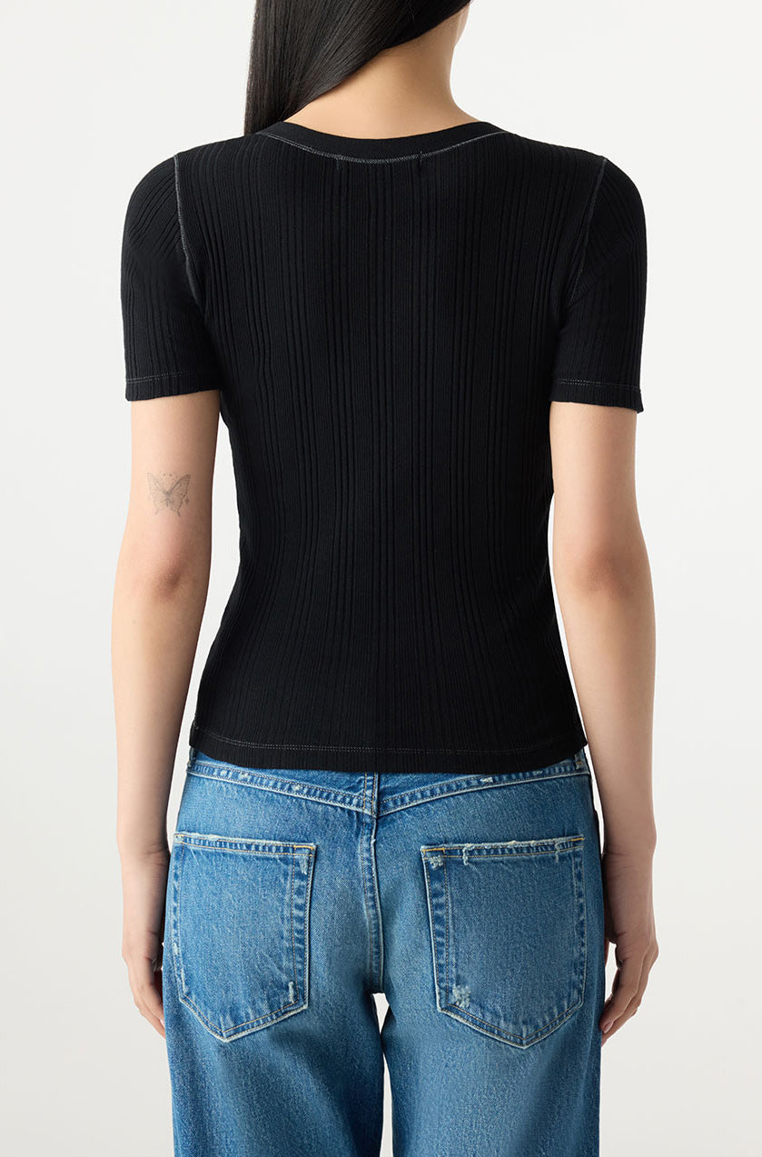 AMO Denim | Cherish Tee in Black
