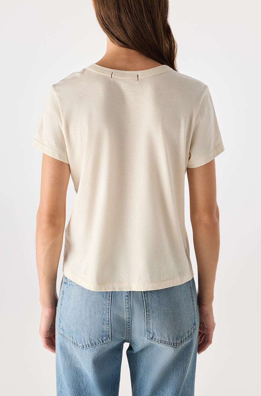 AMO Denim | Lovey Tee in Bone