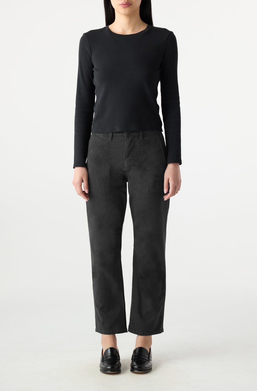 AMO Denim | Cate in Washed Black