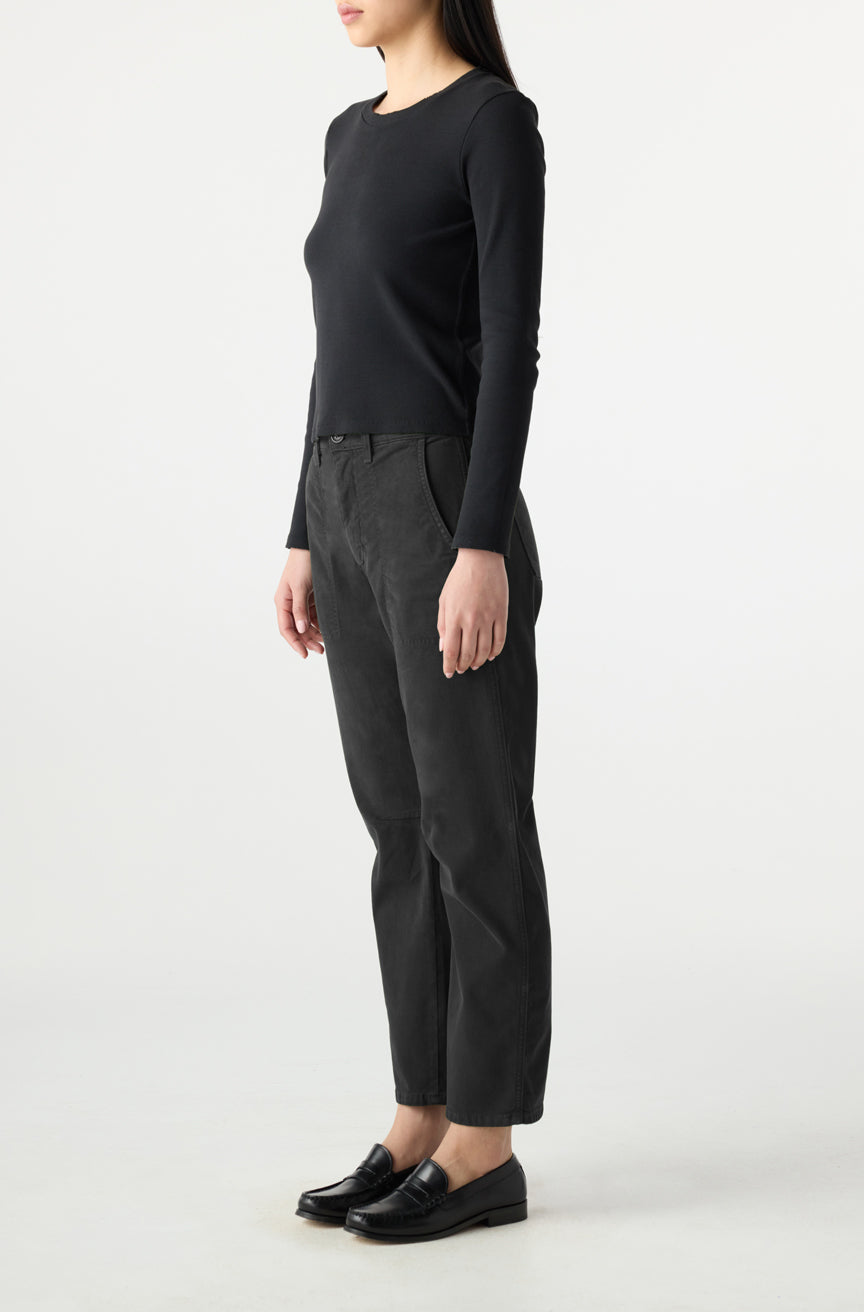 AMO Denim | Cate in Washed Black