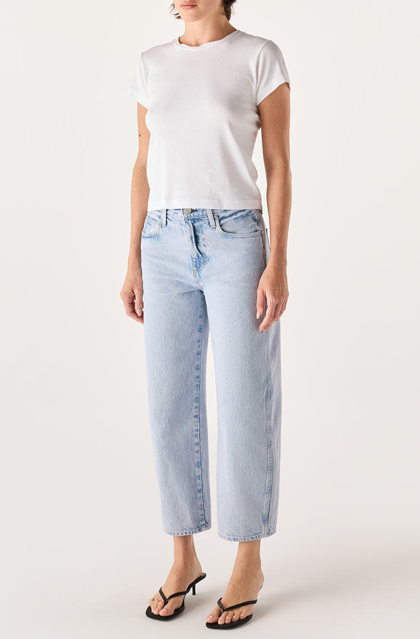 AMO Denim | Christie Crop in Stonefruit