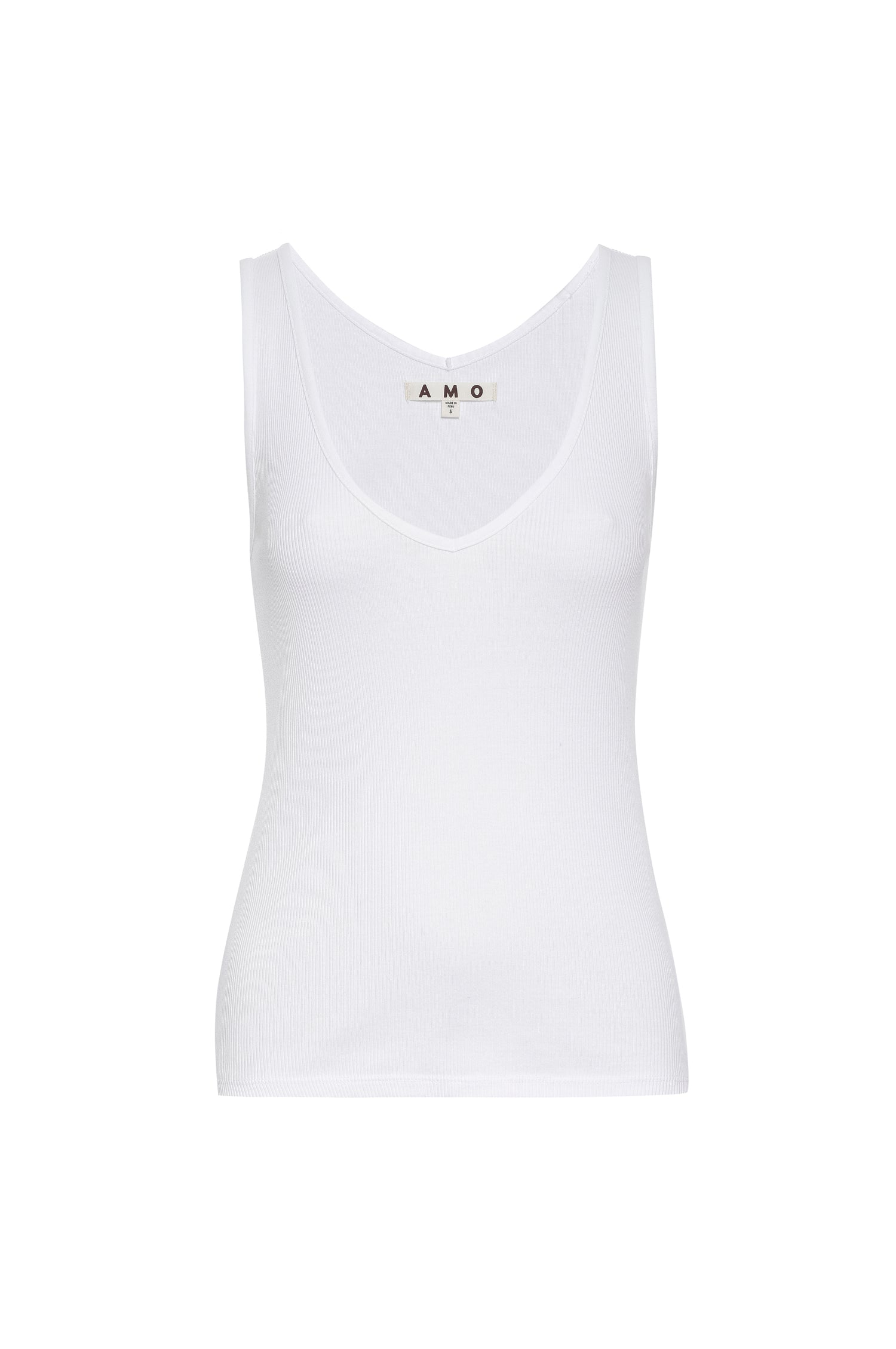 AMO Denim Deeply Tank in White