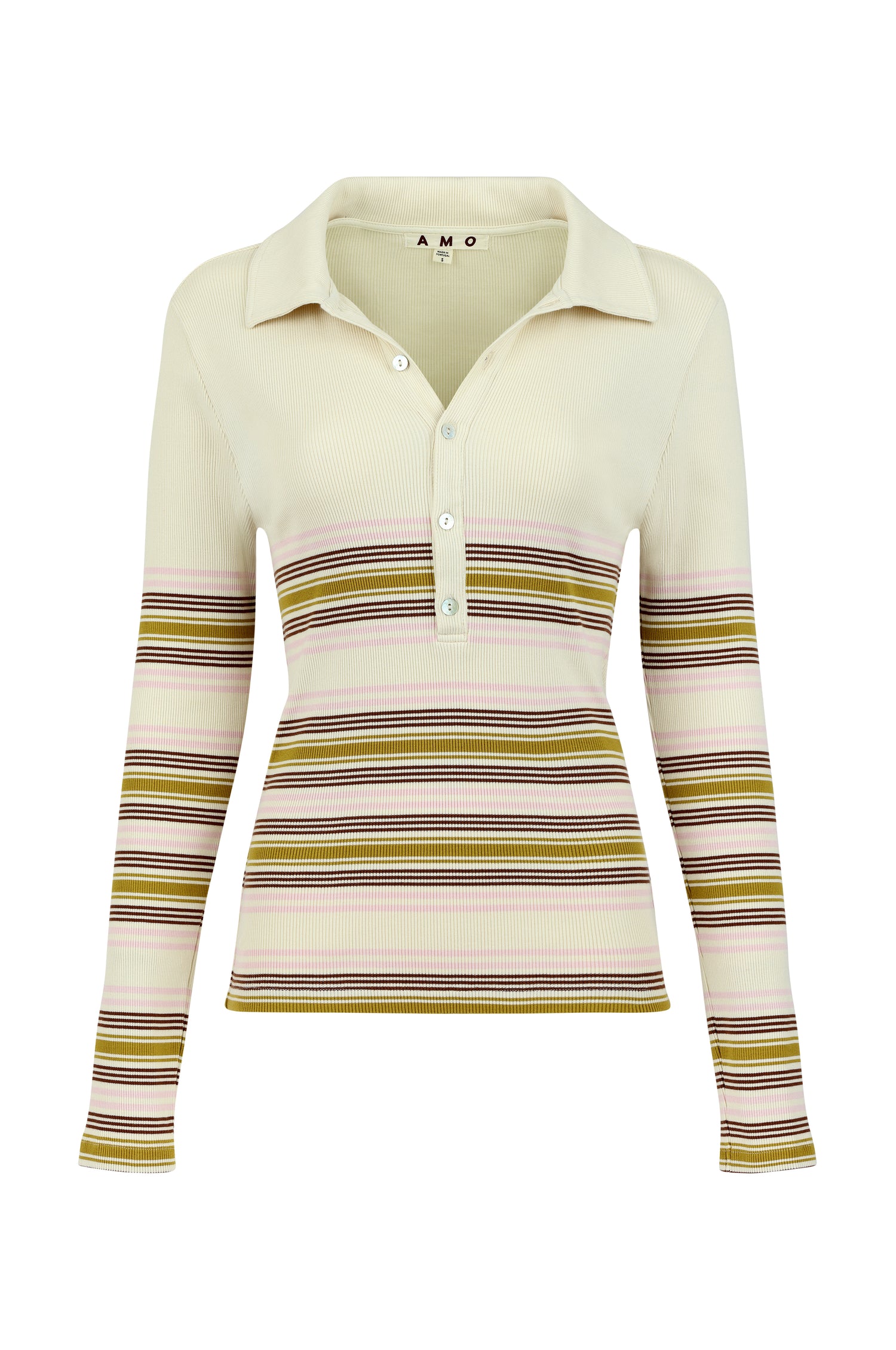 AMO Denim | Desiree Tee in Bone Multi