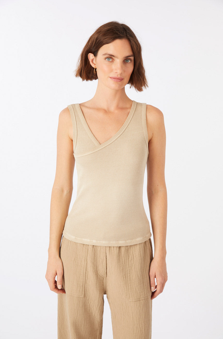 AMO Denim | Dreamy Tank in Khaki