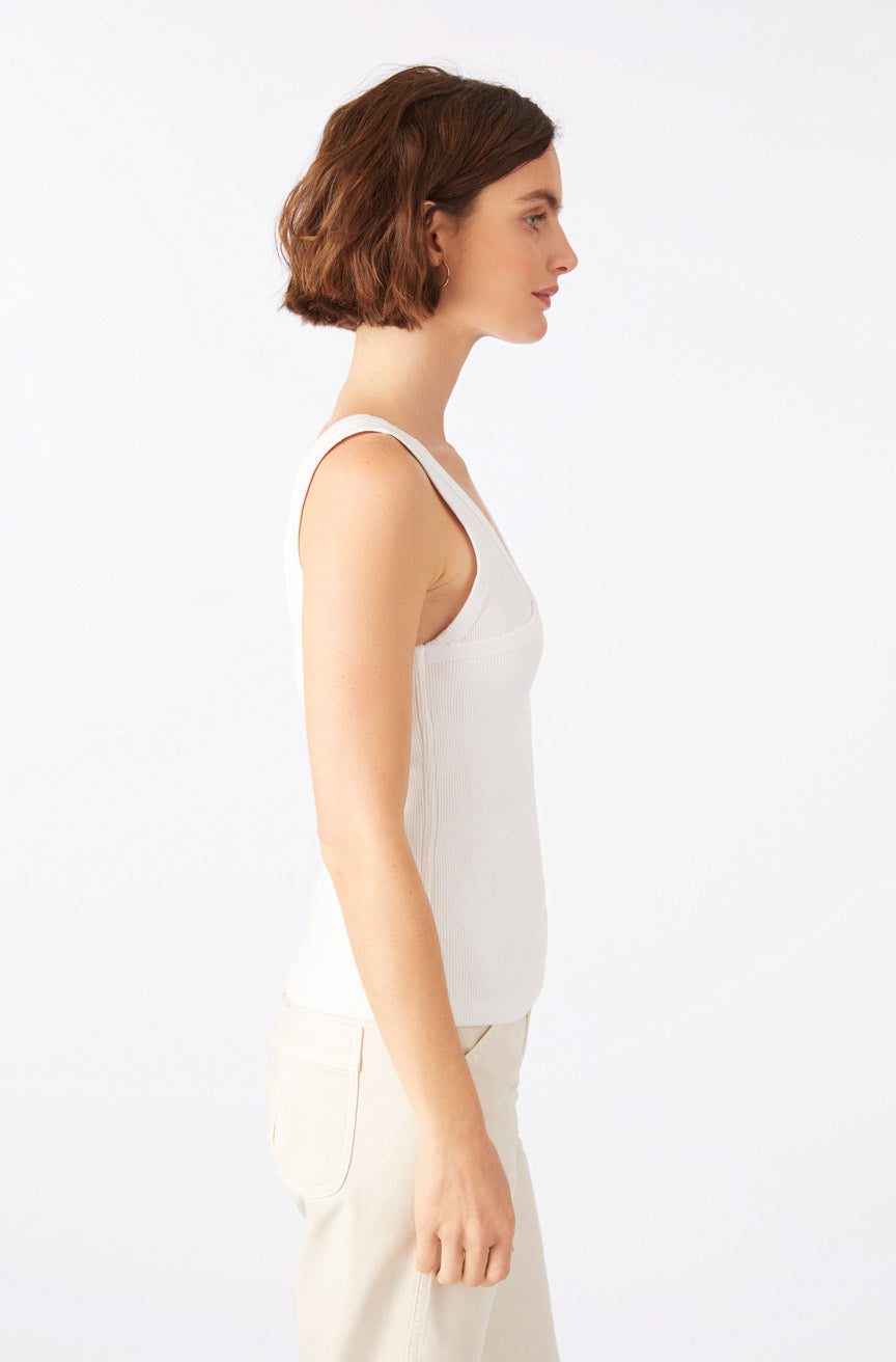 AMO Denim | Dreamy Tank in White