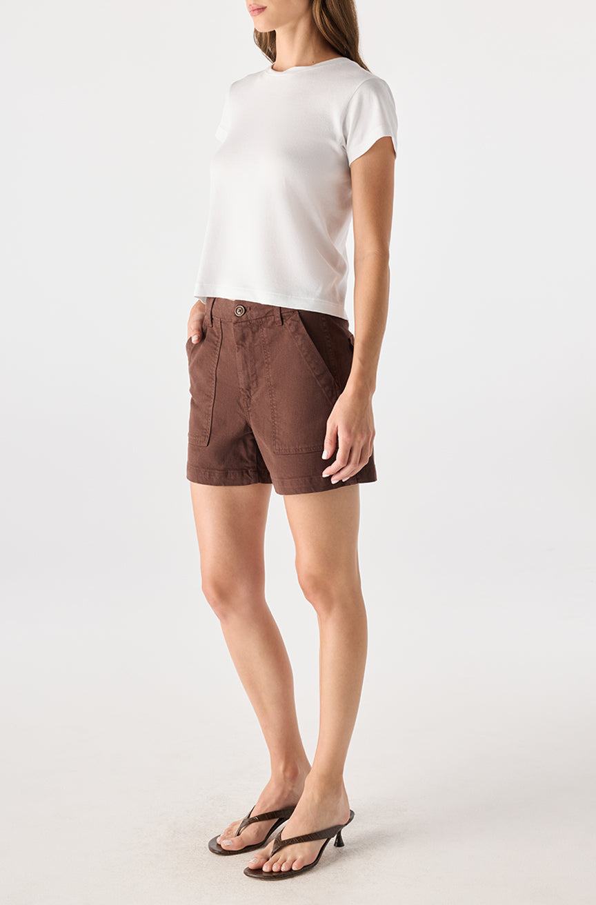 AMO Denim | Easy Army Short in Bittersweet