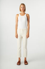 AMO Denim Easy Army Trouser in Bone