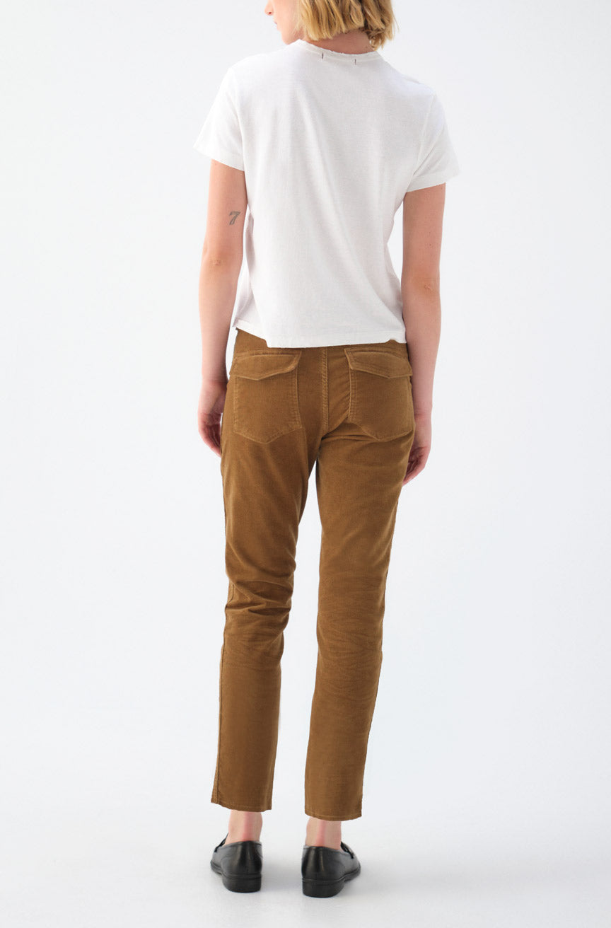 AMO Denim | Easy Army Trouser Cord in Walnut