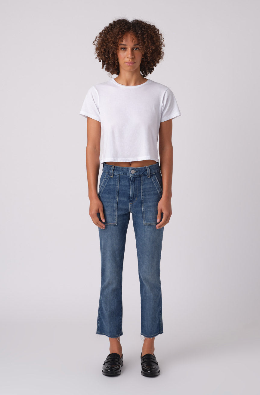 AMO Denim Easy Army Trouser in Graceful