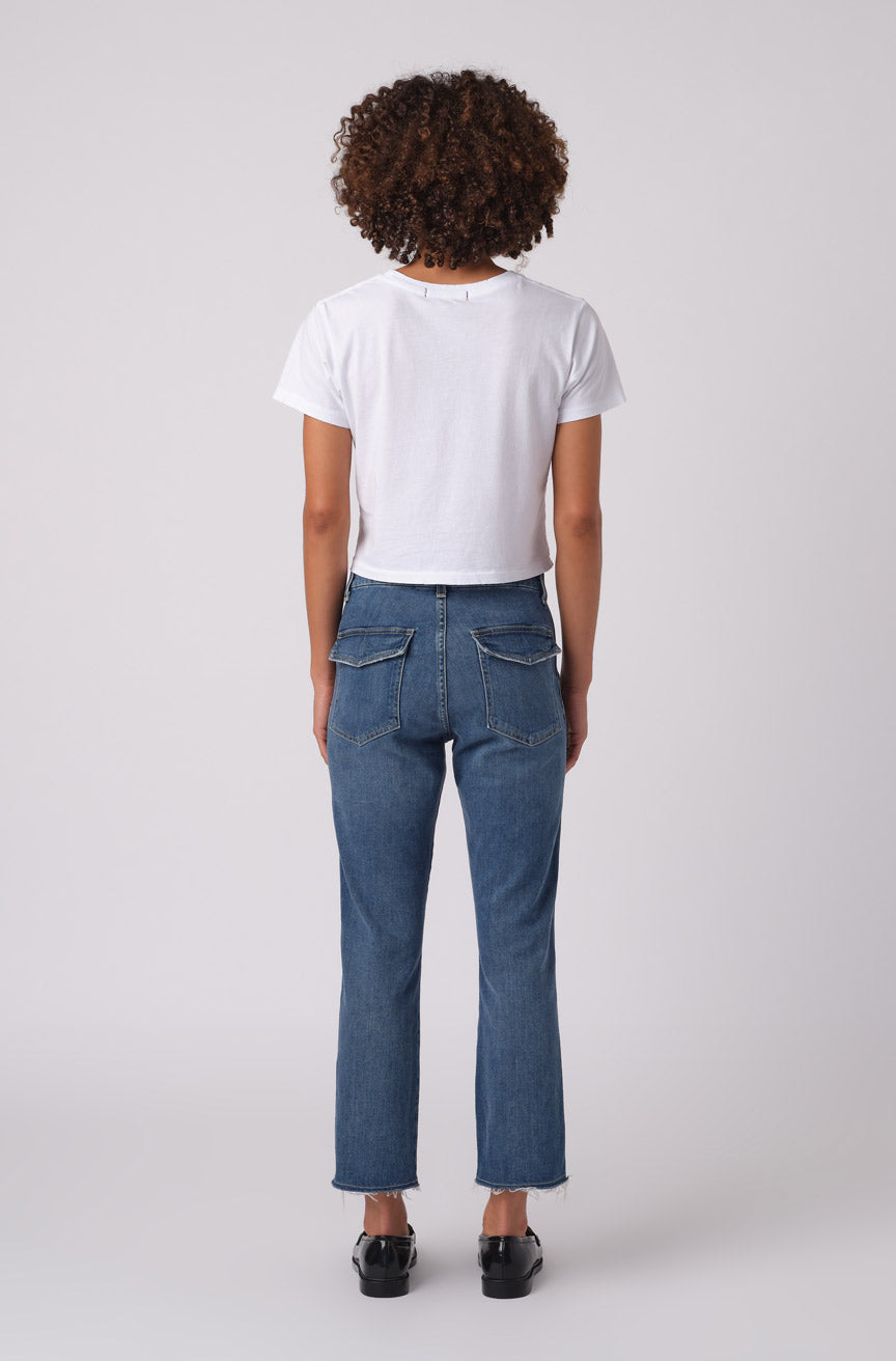 AMO Denim Easy Army Trouser in Graceful