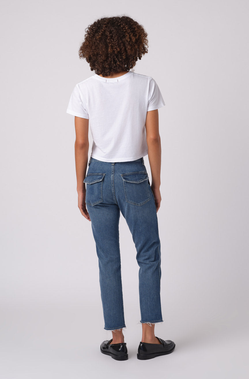 AMO Denim Easy Army Trouser in Graceful