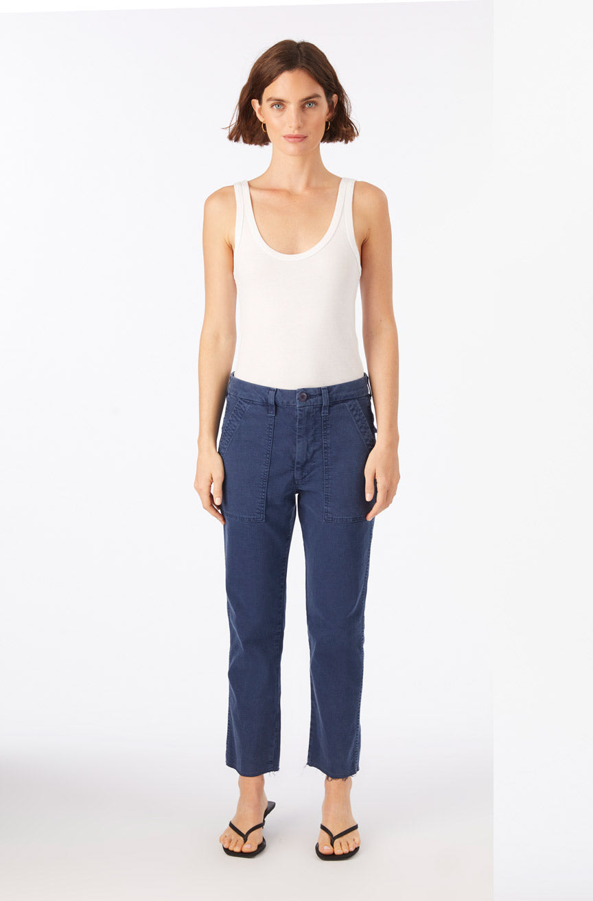 AMO Denim Easy Army Trouser in Neptune