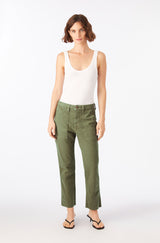 AMO Denim Easy Army Trouser in Tea Leaf