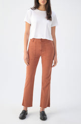 AMO Denim | Easy Army Trouser in Terracotta