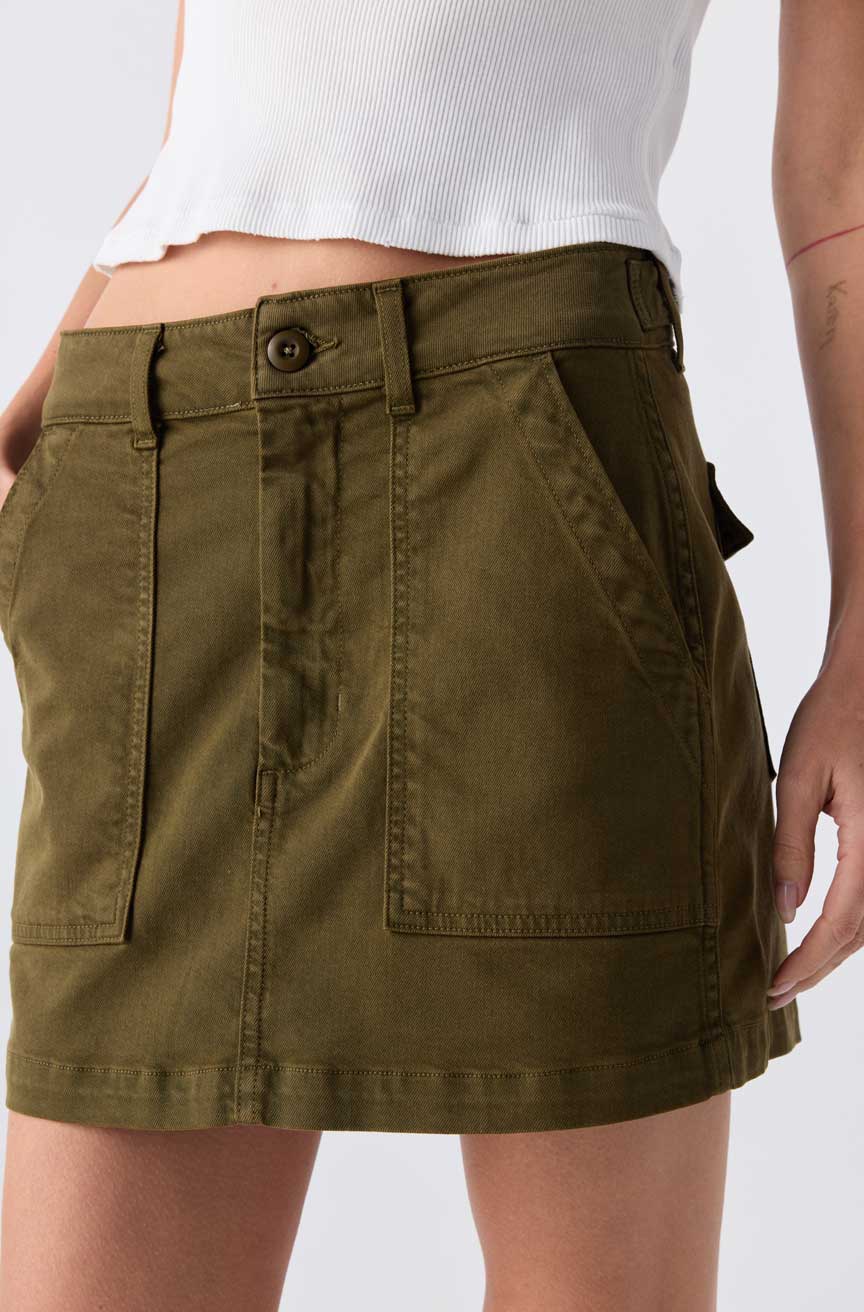 AMO Denim | Easy Slouch Skirt in Reseda