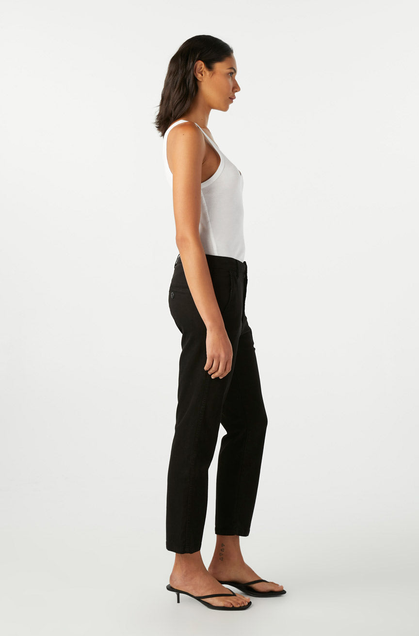 AMO Denim Easy Trouser in Black