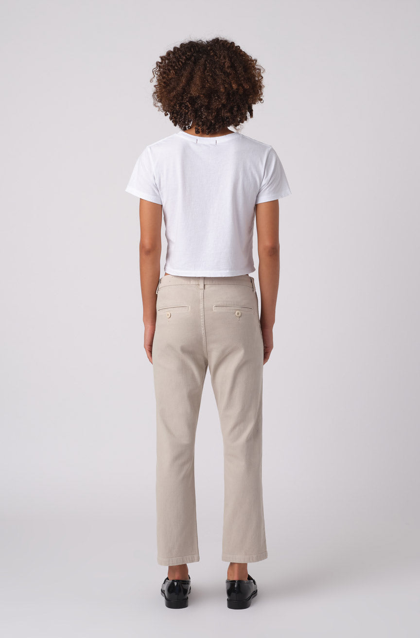 AMO Denim Easy Trouser in Pumice