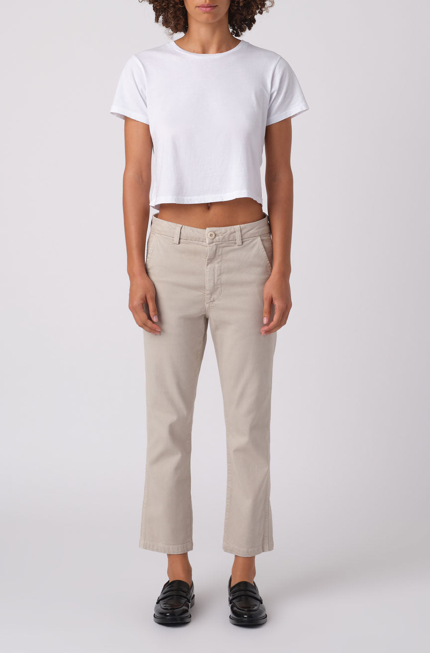 AMO Denim Easy Trouser in Pumice