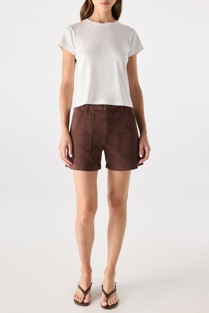 AMO Denim | Easy Army Short in Bittersweet