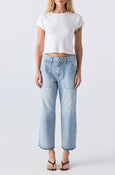 AMO Denim | Easy Army Slouch Crop in Enjoy