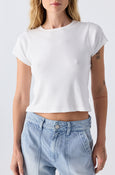 AMO Denim | Baby Tee in White