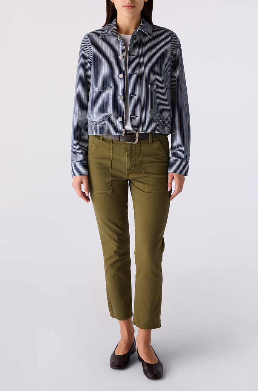AMO Denim | Easy Army Trouser in Marsh