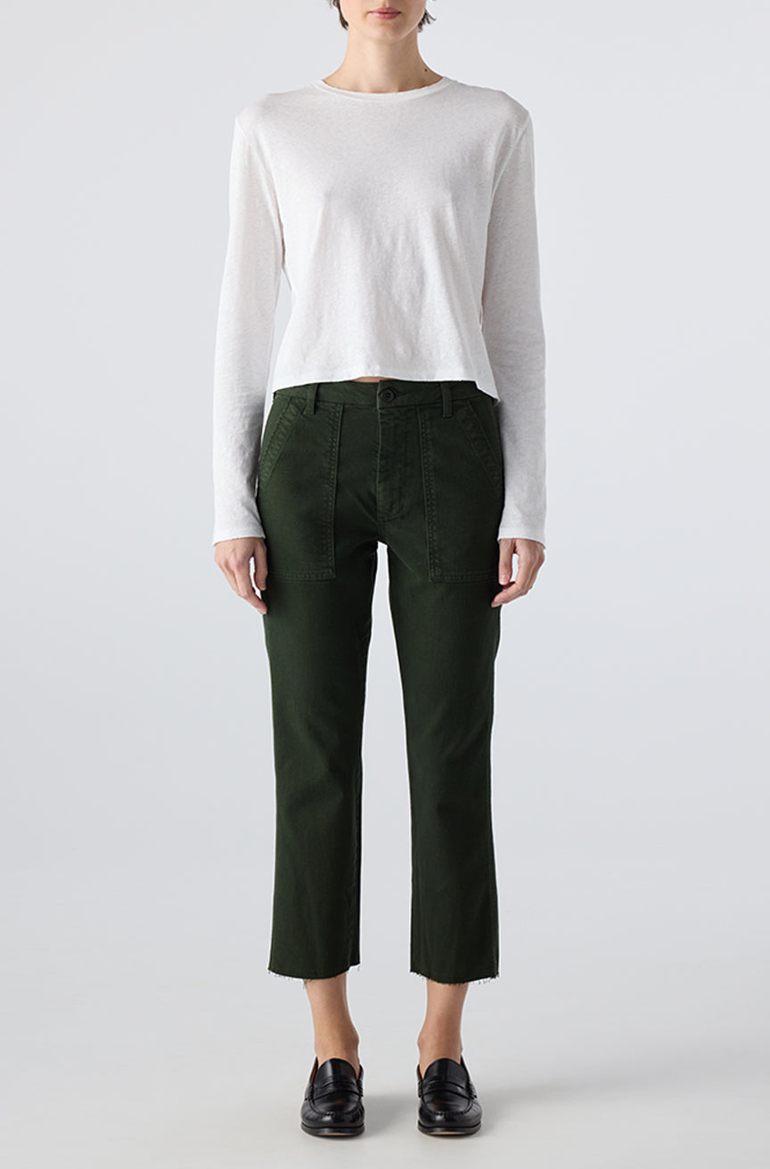 AMO Denim | Easy Army Trouser in Mosswood