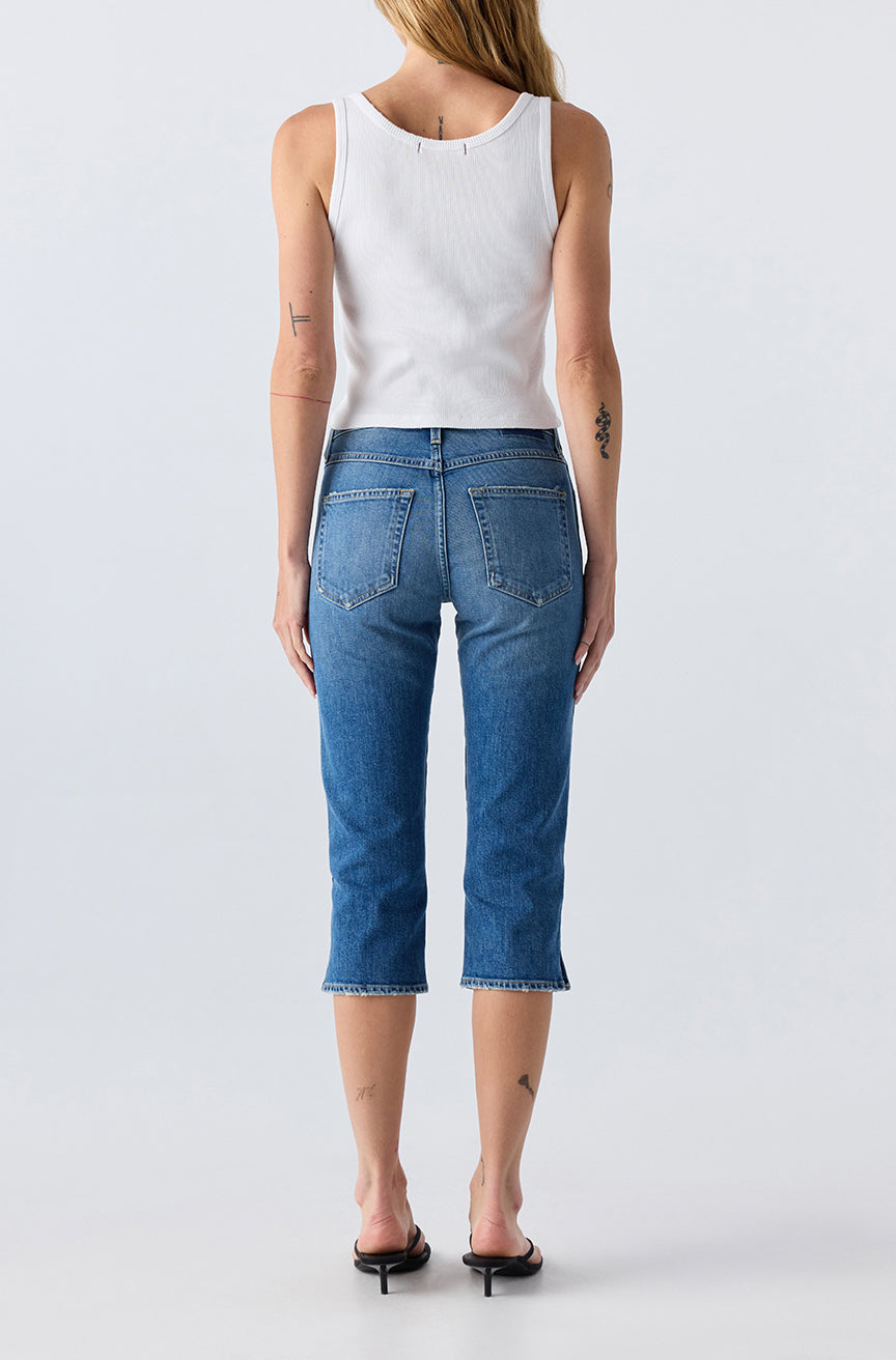 AMO Denim | Emmaline Capri in Loved One