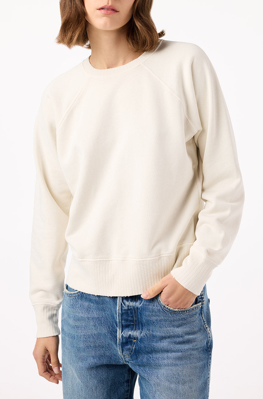 AMO Denim | Ellen Sweatshirt in Bone