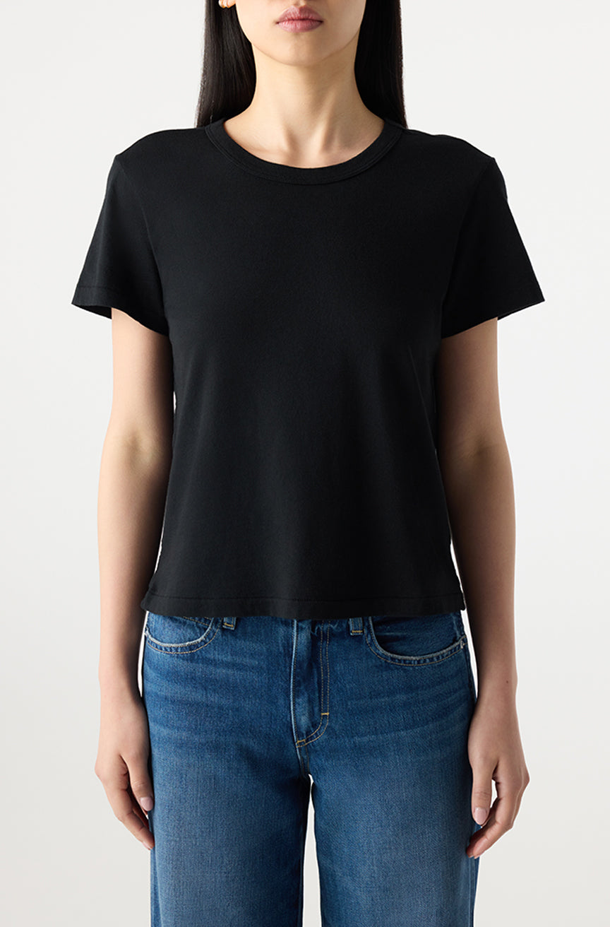 AMO Denim | Lovey Tee in Black